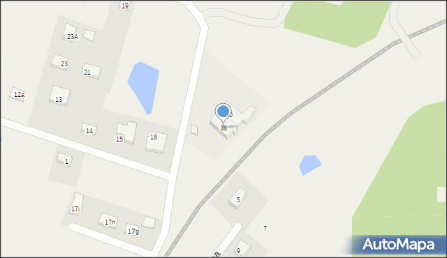 Łapalice, Marcina, 38, mapa Łapalice