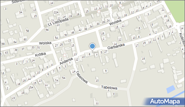 Łaskarzew, Mały Rynek, 8A, mapa Łaskarzew