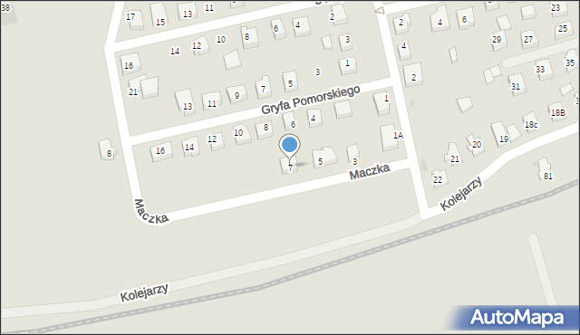 Lębork, Maczka Stanisława, gen., 7, mapa Lębork