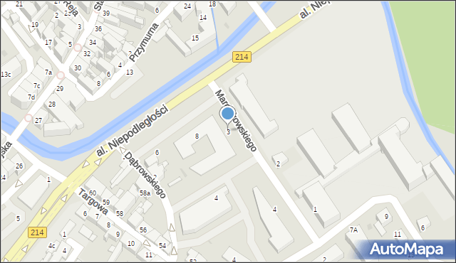 Lębork, Marcinkowskiego, 3, mapa Lębork