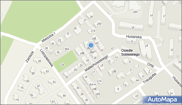 Legionowo, Małachowskiego Stanisława, 16A, mapa Legionowo