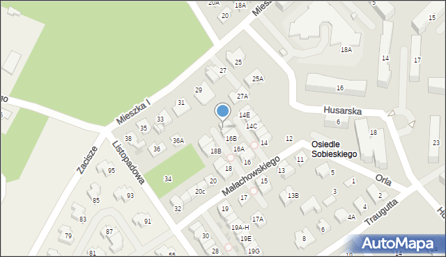 Legionowo, Małachowskiego Stanisława, 16C, mapa Legionowo