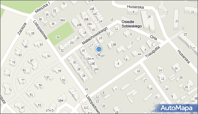Legionowo, Małachowskiego Stanisława, 17B, mapa Legionowo