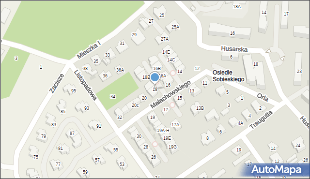 Legionowo, Małachowskiego Stanisława, 18, mapa Legionowo