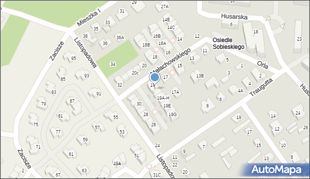 Legionowo, Małachowskiego Stanisława, 19A, mapa Legionowo