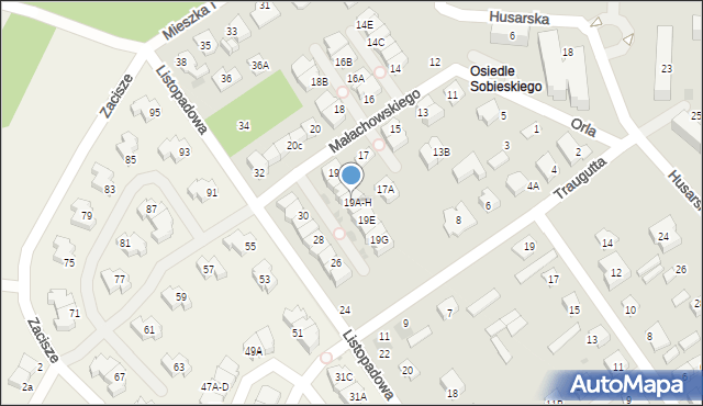 Legionowo, Małachowskiego Stanisława, 19C, mapa Legionowo