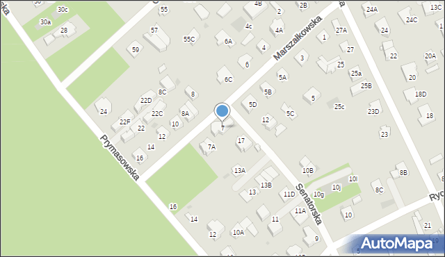 Legionowo, Marszałkowska, 7, mapa Legionowo