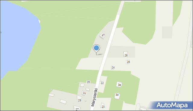 Leszno, Marysieńki, 43, mapa Leszno