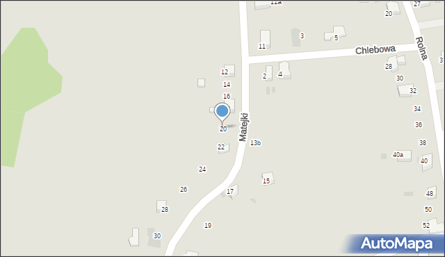 Libiąż, Matejki Jana, 20, mapa Libiąż