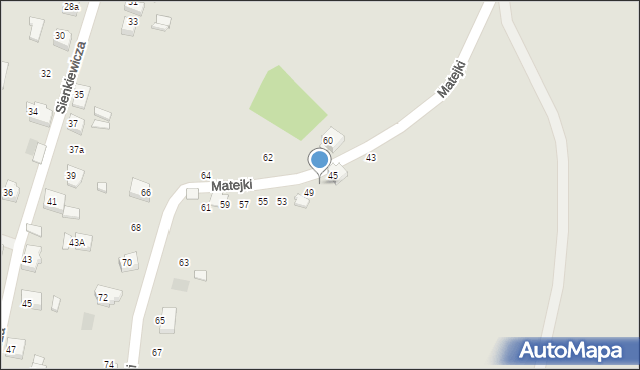 Libiąż, Matejki Jana, 47, mapa Libiąż