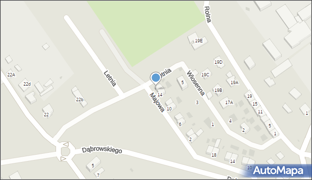 Lidzbark Warmiński, Majowa, 16, mapa Lidzbark Warmiński