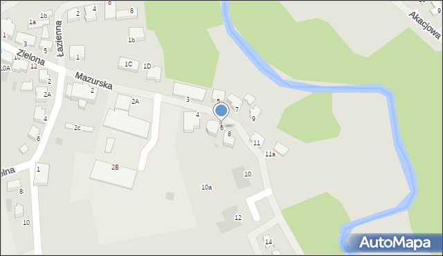 Lidzbark Warmiński, Mazurska, 6, mapa Lidzbark Warmiński