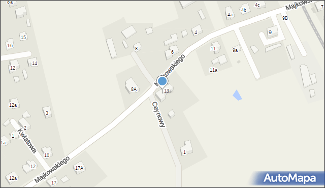 Lipusz, Majkowskiego Aleksandra, dr., 15, mapa Lipusz