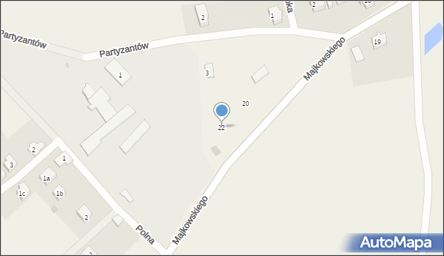 Lipusz, Majkowskiego Aleksandra, dr., 22, mapa Lipusz