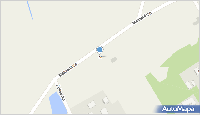 Lisewiec, Malownicza, 60, mapa Lisewiec