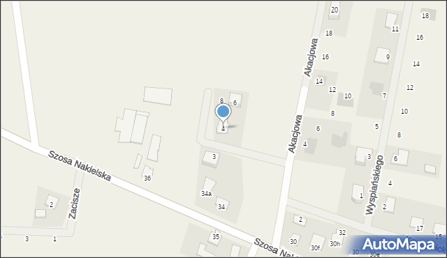 Łochowo, Matejki Jana, 4, mapa Łochowo