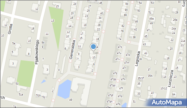 Łódź, Marszałkowska, 12, mapa Łodzi