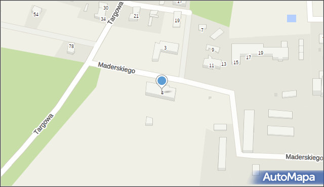 Lubań, Maderskiego Tadeusza, 4, mapa Lubań