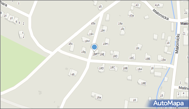 Lubin, Małomicka, 19F, mapa Lubin
