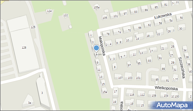 Lublin, Małopolska, 7, mapa Lublina