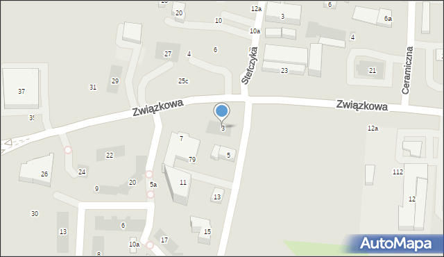 Lublin, Mackiewicza Józefa, 3, mapa Lublina