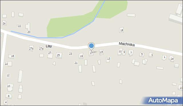 Lubycza Królewska, Machnika, 17, mapa Lubycza Królewska