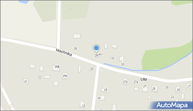Lubycza Królewska, Machnika, 24, mapa Lubycza Królewska