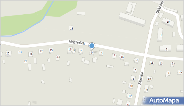 Lubycza Królewska, Machnika, 5, mapa Lubycza Królewska