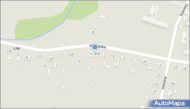 Lubycza Królewska, Machnika, 9, mapa Lubycza Królewska