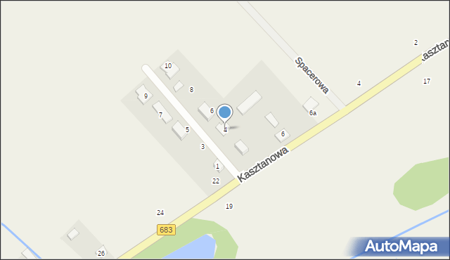 Ludwików, Marysieńki, 4, mapa Ludwików