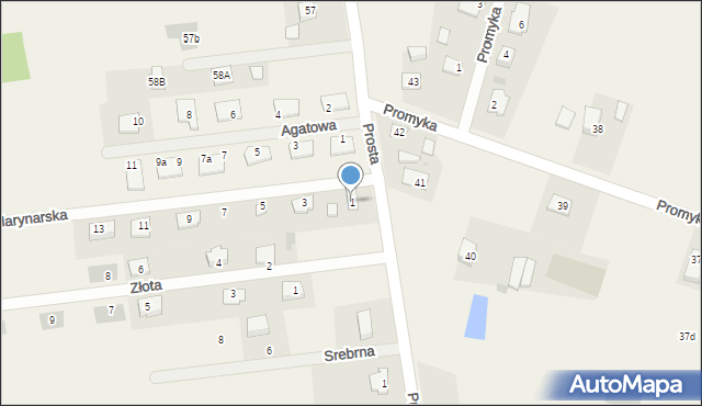 Ludwinowo Zegrzyńskie, Marynarska, 1, mapa Ludwinowo Zegrzyńskie