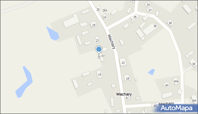 Machary, Machary, 21, mapa Machary