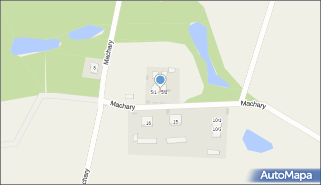 Machary, Machary, 5/3, mapa Machary