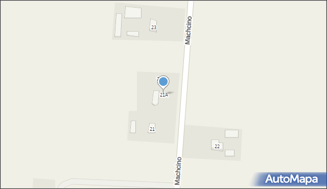 Machcino, Machcino, 21A, mapa Machcino