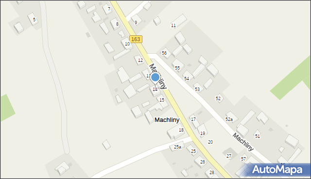 Machliny, Machliny, 14, mapa Machliny