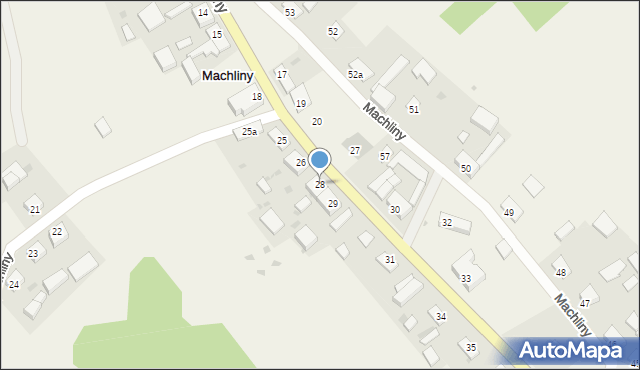 Machliny, Machliny, 28, mapa Machliny