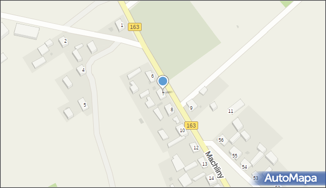 Machliny, Machliny, 7, mapa Machliny