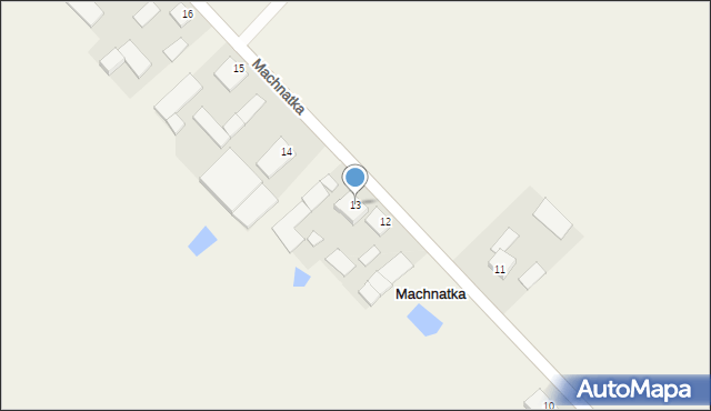Machnatka, Machnatka, 13, mapa Machnatka