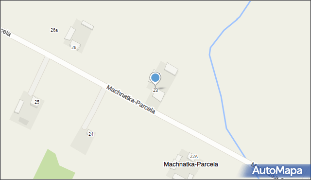 Machnatka-Parcela, Machnatka-Parcela, 23, mapa Machnatka-Parcela