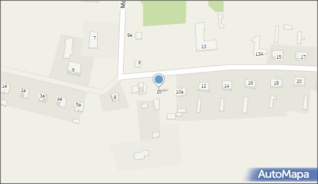 Machnów Stary, Machnów Stary, 10, mapa Machnów Stary