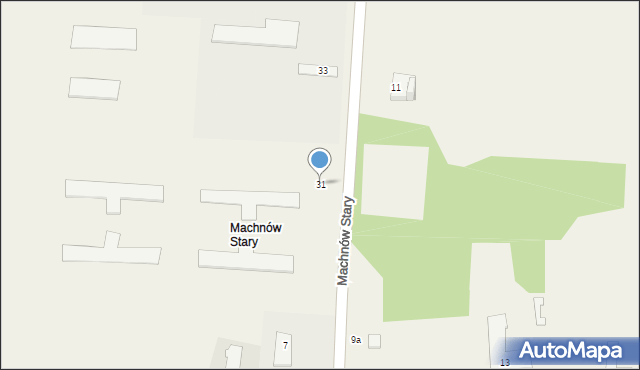 Machnów Stary, Machnów Stary, 31, mapa Machnów Stary