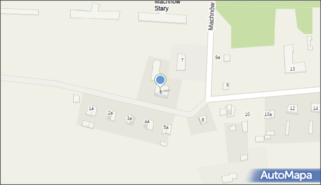 Machnów Stary, Machnów Stary, 6, mapa Machnów Stary
