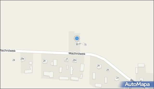 Machnówek, Machnówek, 30, mapa Machnówek