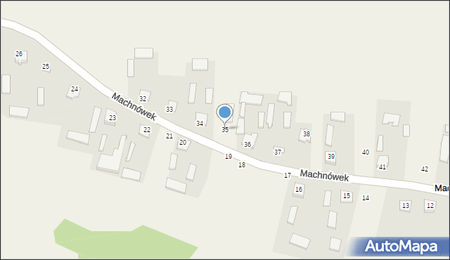 Machnówek, Machnówek, 35, mapa Machnówek