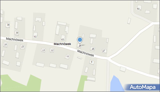 Machnówek, Machnówek, 45, mapa Machnówek