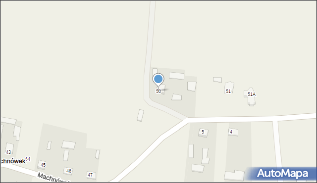Machnówek, Machnówek, 50, mapa Machnówek