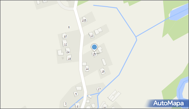 Machnówka, Machnówka, 15, mapa Machnówka