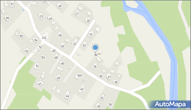 Machnówka, Machnówka, 34, mapa Machnówka