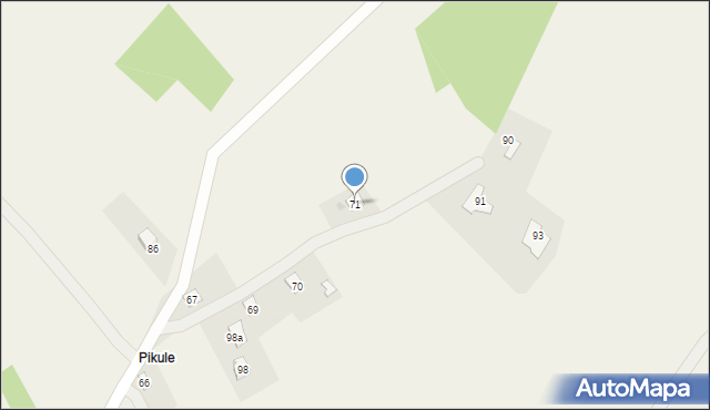 Machnówka, Machnówka, 71, mapa Machnówka