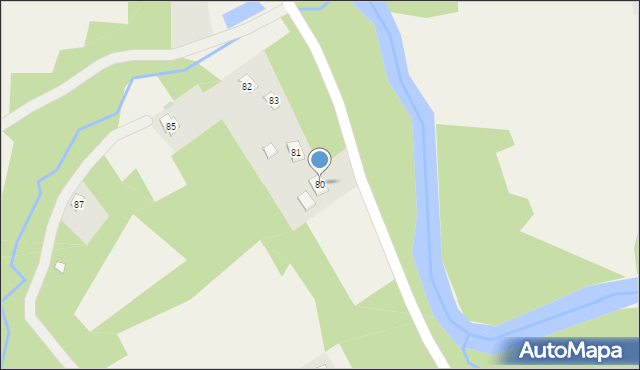 Machnówka, Machnówka, 80, mapa Machnówka